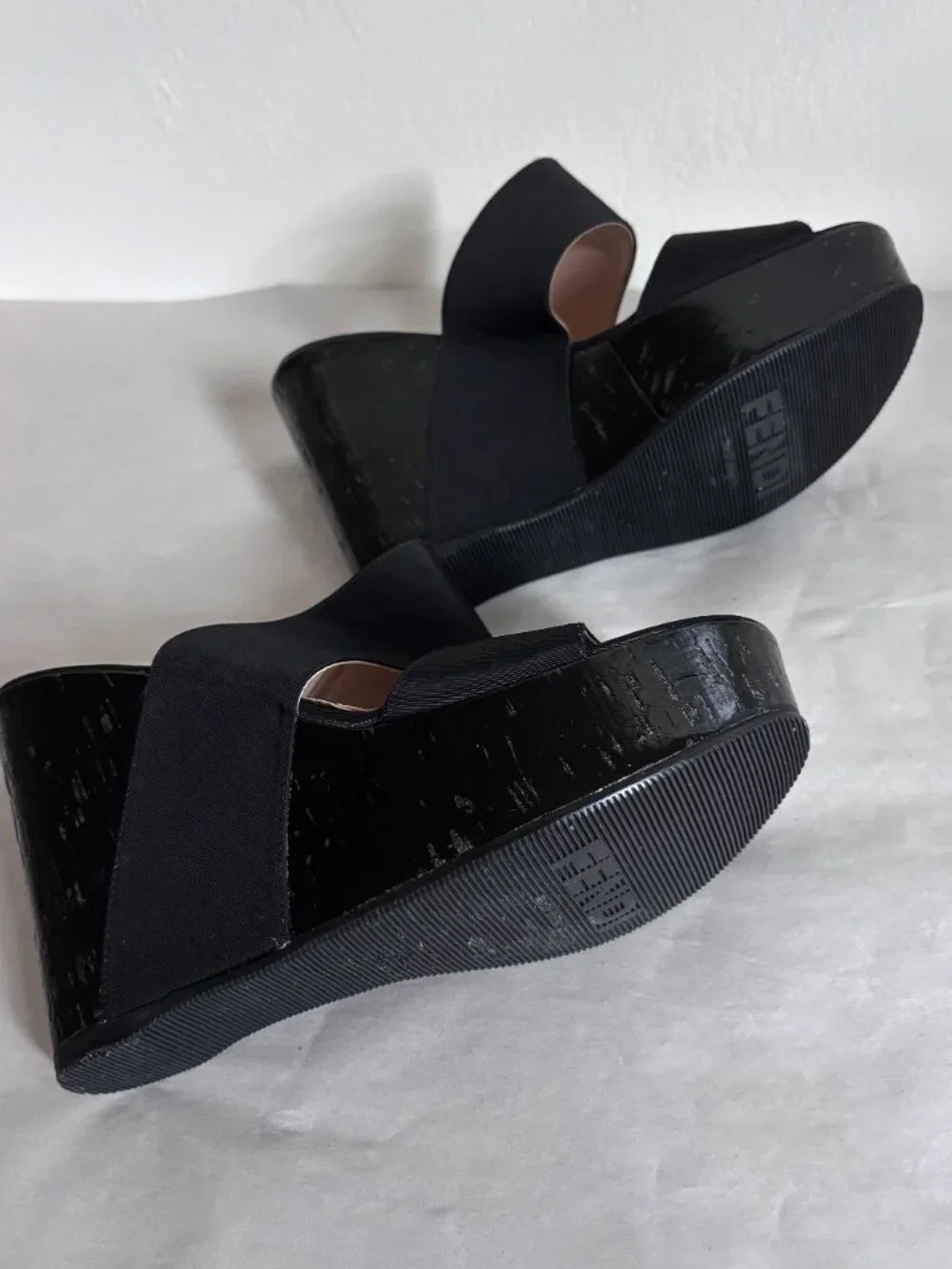 Fendi platform wedge